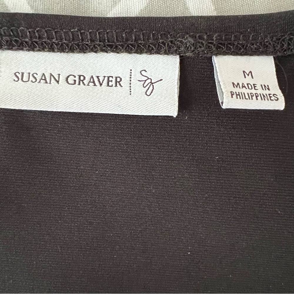 Susan Graver liquid knit v-neck tank - Picture 8 of 9